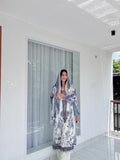 Pakistani suit with chiffon dupatta.