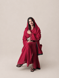 Premium Chanderi Handworked Anarkali