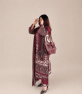 Maroon Pakistani with Chiffon Dupatta