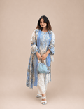 Pakistani Lawn with Chiffon Dupatta